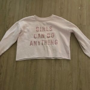 Long sleeve crop sweater